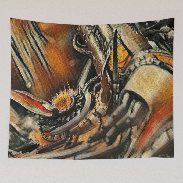 Item preview, Mechanical Bloom – Abstract Surreal Fusion designed and sold by Absractshop4942.