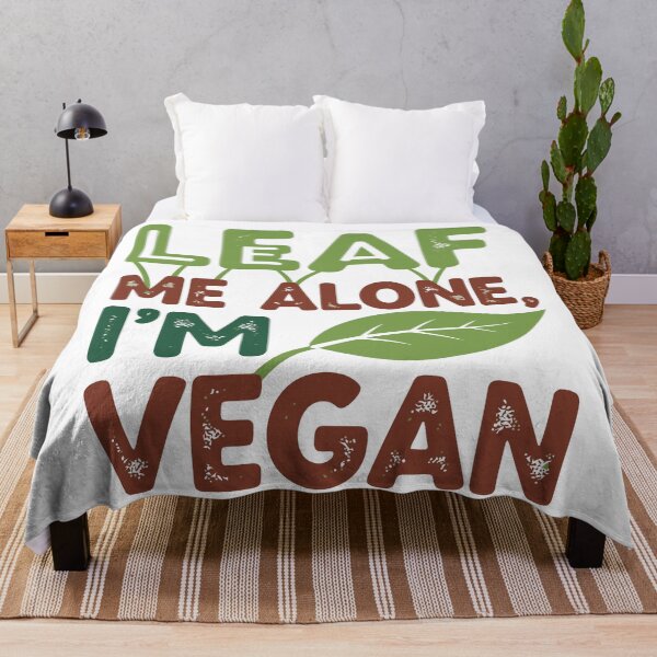 Item preview, Leaf Me Alone, I'm Vegan designed and sold by Amir Faysal.