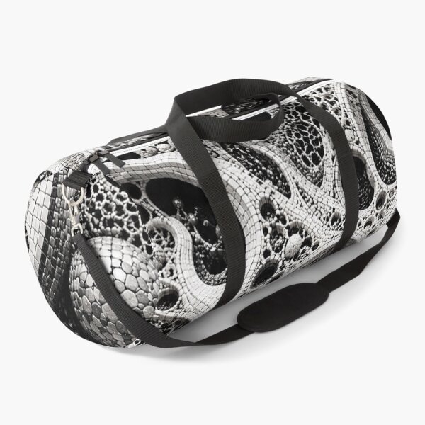 Item preview, Bio Mosaic – Monochrome Cellular Symphony designed and sold by JcAbstractArt.