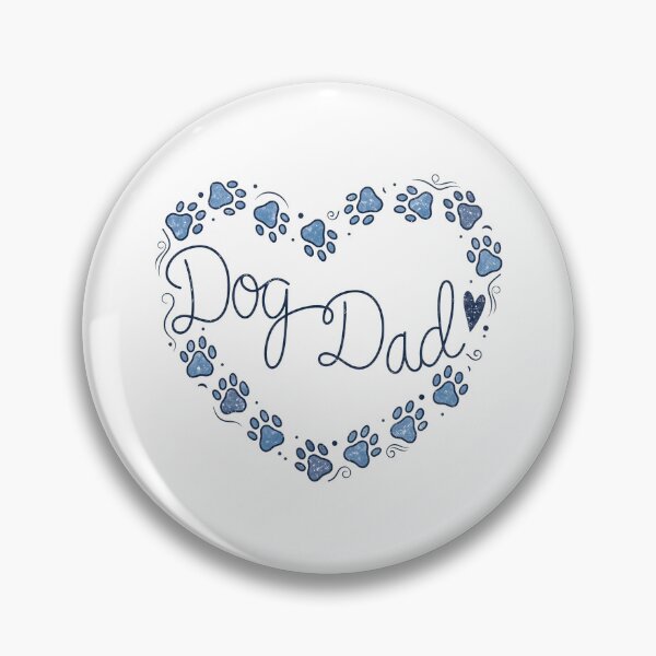 Item preview, Dog Dad Heart Paw Print Design designed and sold by GiaoCalonas.