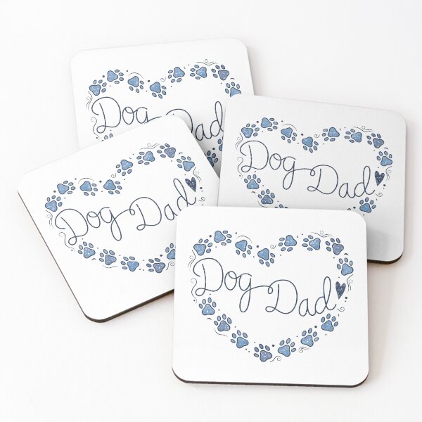 Item preview, Dog Dad Heart Paw Print Design designed and sold by GiaoCalonas.