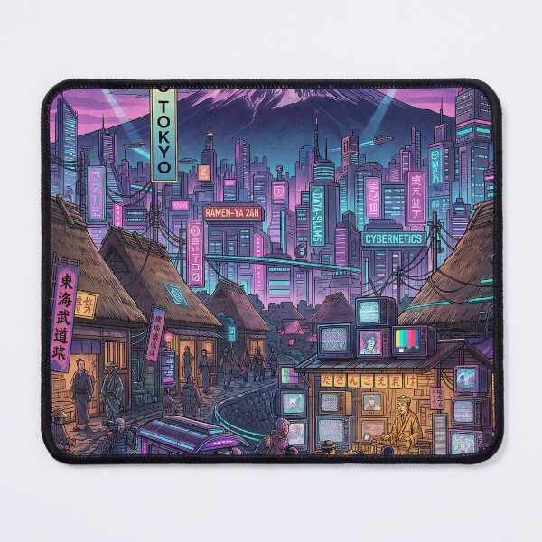 Item preview, The Fifty-Three Stations of the Tōkaidō: Cyber Neo Tokyo designed and sold by iris-festival.