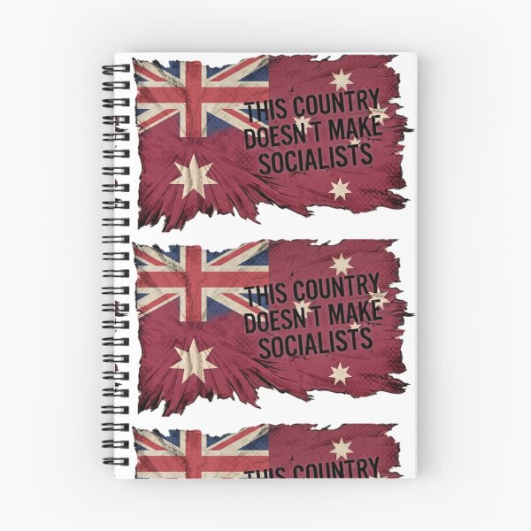 Item preview, This Country Doesn't Make Socialists (Australia) designed and sold by HostilePress.