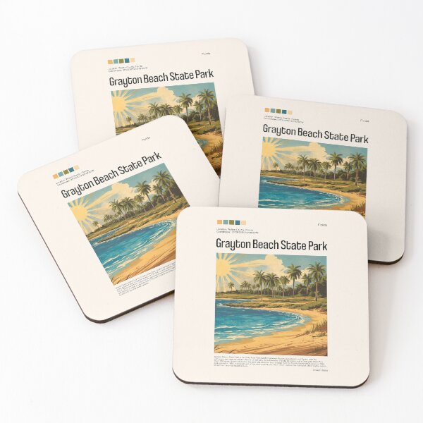 Item preview, Grayton Beach State Park Poster (Florida), USA designed and sold by PinkandP.