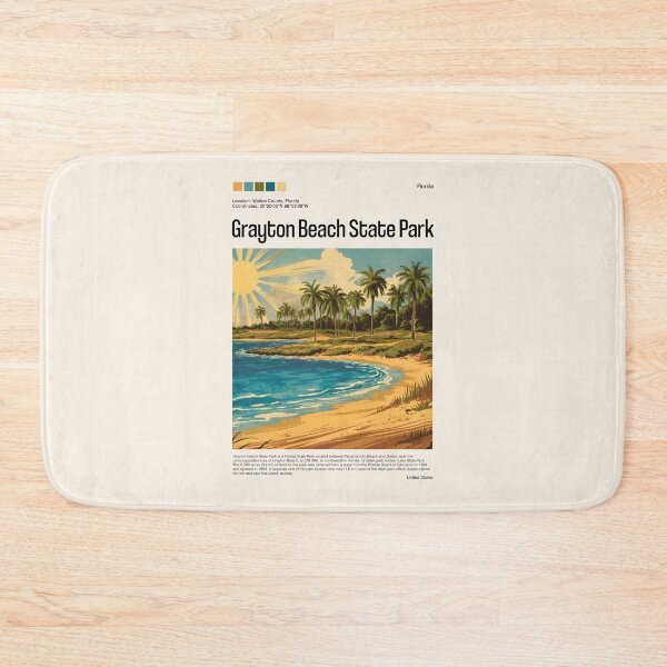 Item preview, Grayton Beach State Park Poster (Florida), USA designed and sold by PinkandP.