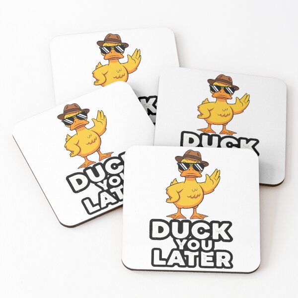 Item preview, Duck You Later Funny Duck designed and sold by Amir Faysal.