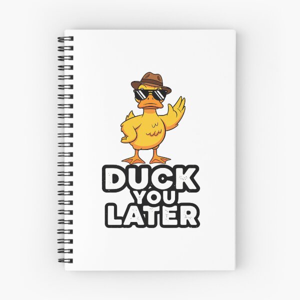Item preview, Duck You Later Funny Duck designed and sold by Amir Faysal.