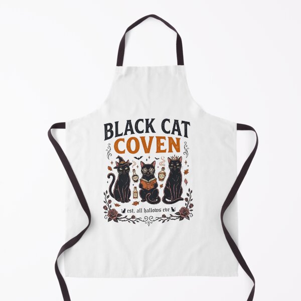 Item preview, Black Cat Coven Halloween Witch Cats designed and sold by BumbleBloom7.