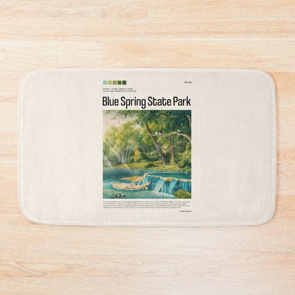 Item preview, Blue Spring State Park Poster (Florida), USA designed and sold by PinkandP.