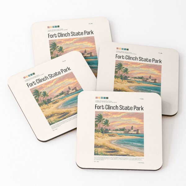Item preview, Fort Clinch State Park Poster (Florida), USA designed and sold by PinkandP.