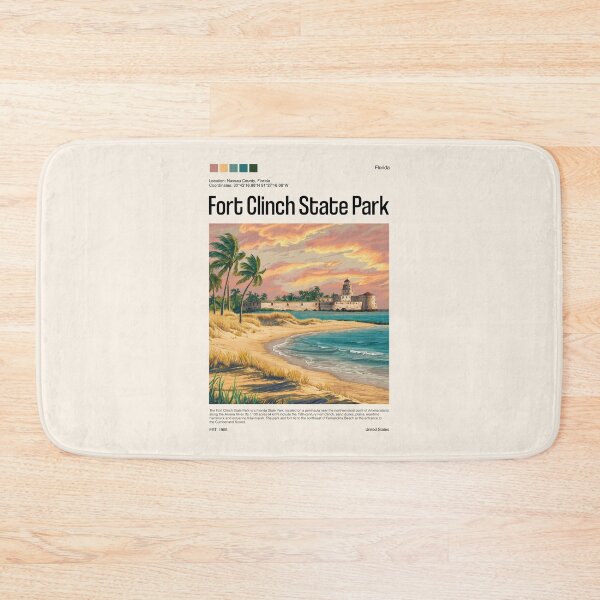 Item preview, Fort Clinch State Park Poster (Florida), USA designed and sold by PinkandP.