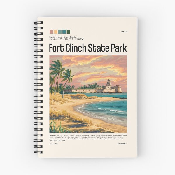 Item preview, Fort Clinch State Park Poster (Florida), USA designed and sold by PinkandP.