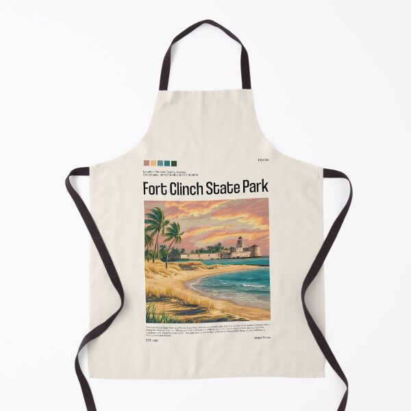 Item preview, Fort Clinch State Park Poster (Florida), USA designed and sold by PinkandP.