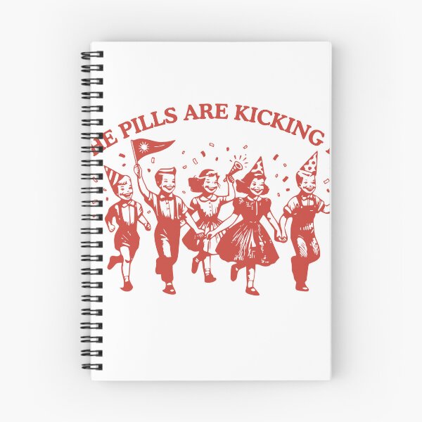 Item preview, The Pills Are Kicking In Vintage Parody designed and sold by RahniNM.