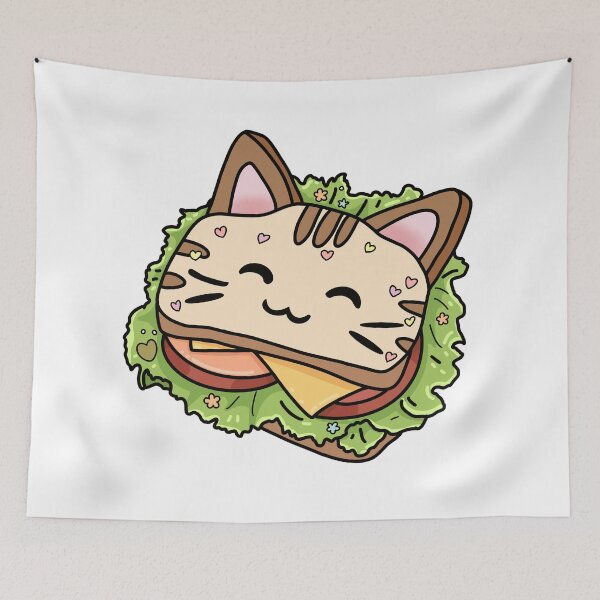 Item preview, Neko No Ovento: Magical Cat-wich Sticker designed and sold by Kakon-52.