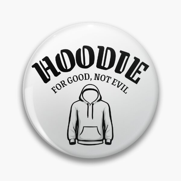 Item preview, Hoodie For Good, Not Evil on light background designed and sold by JRDoesDesign-82.