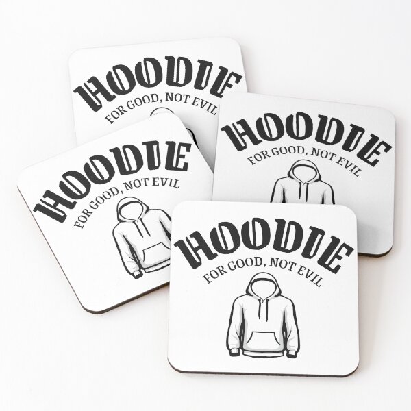 Item preview, Hoodie For Good, Not Evil on light background designed and sold by JRDoesDesign-82.