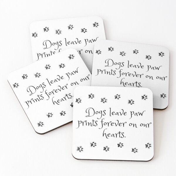 Item preview, Dogs Leave Paw Prints Forever On Our Hearts designed and sold by GiaoCalonas.