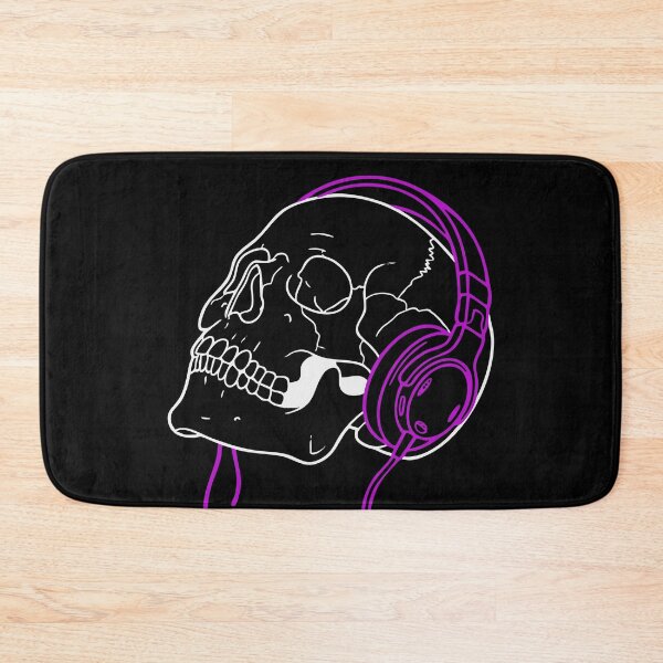 Item preview, Skull Headphones Outline Shirt – Minimalist Goth-Lite Streamer Design designed and sold by ShirtRemarks.