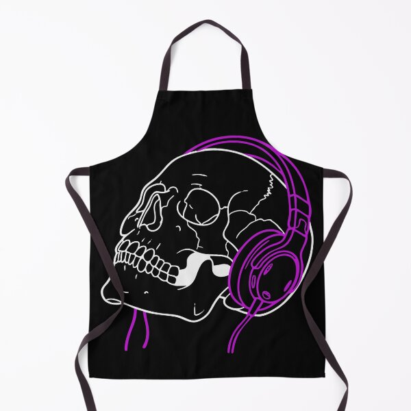 Item preview, Skull Headphones Outline Shirt – Minimalist Goth-Lite Streamer Design designed and sold by ShirtRemarks.