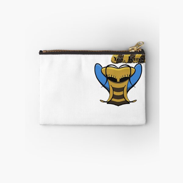 Item preview, Cute Bee Face Yes King – Funny Kawaii Sticker Art designed and sold by davidmalec.