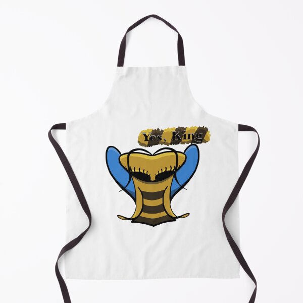 Item preview, Cute Bee Face Yes King – Funny Kawaii Sticker Art designed and sold by davidmalec.