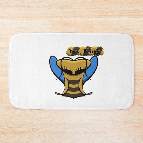 Item preview, Cute Bee Face Yes King – Funny Kawaii Sticker Art designed and sold by davidmalec.