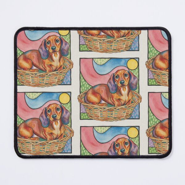 Item preview, Dachsund in the Basket designed and sold by Anihh @trauma_art.