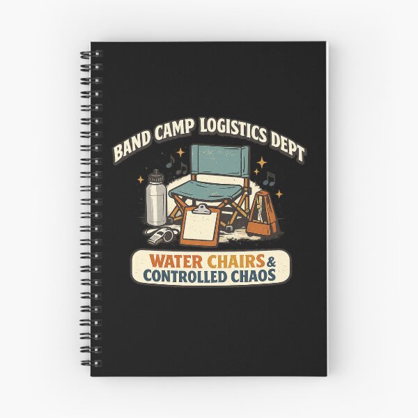 Item preview, Band Camp Logistics Dept – Water Chairs & Controlled Chaos designed and sold by Concrete Coffee Studio.