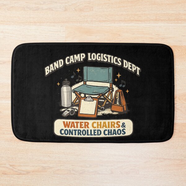 Item preview, Band Camp Logistics Dept – Water Chairs & Controlled Chaos designed and sold by Concrete Coffee Studio.