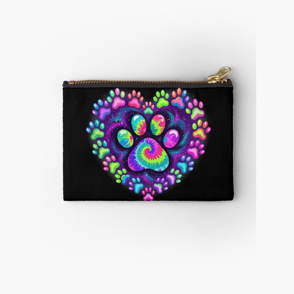 Item preview, Tie Dye Paw Print Heart Design designed and sold by GiaoCalonas.
