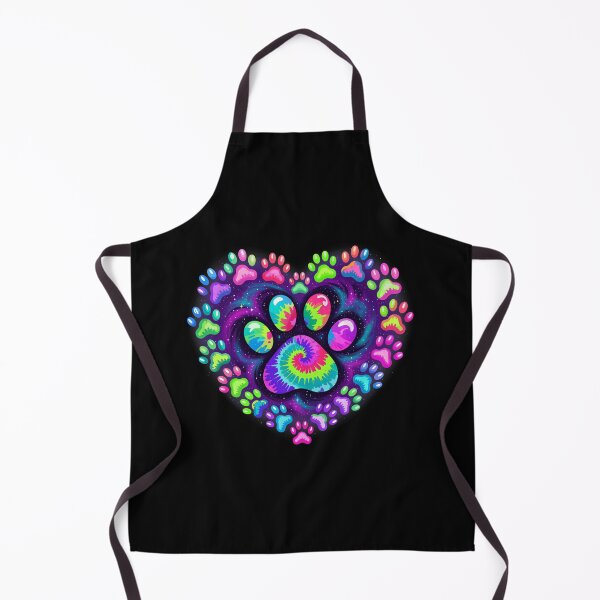 Item preview, Tie Dye Paw Print Heart Design designed and sold by GiaoCalonas.