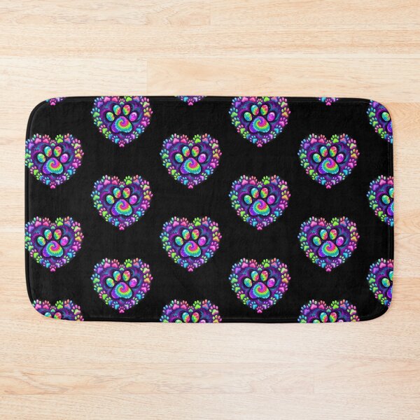 Item preview, Tie Dye Paw Print Heart Design designed and sold by GiaoCalonas.