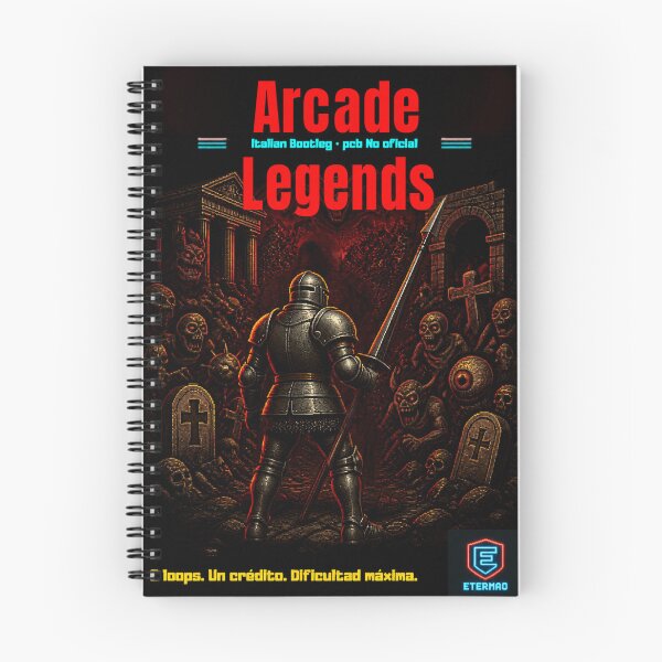 Item preview, Retro Arcade Knight - Italian Bootleg Pixel Art Poster designed and sold by EtermaoDigital.