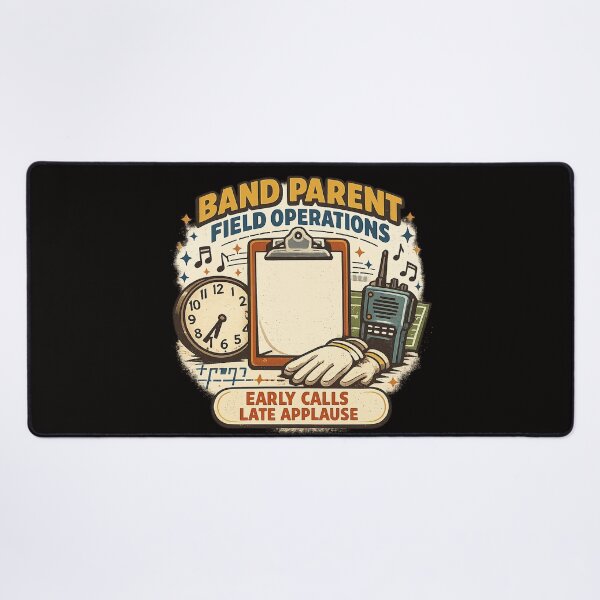 Item preview, Band Parent Field Operations – Early Calls Late Applause designed and sold by Concrete Coffee Studio.
