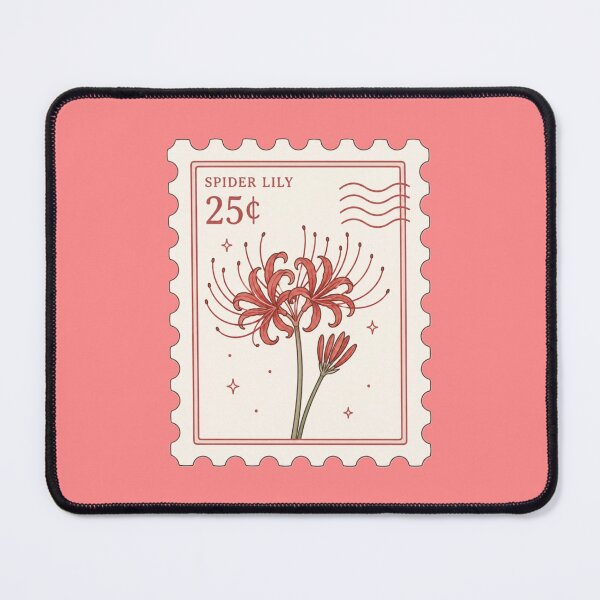 Item preview, spider lily postage stamp designed and sold by lilypadblue.