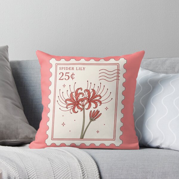 Item preview, spider lily postage stamp designed and sold by lilypadblue.