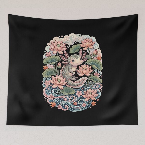 Item preview, Water Garden Baby Axolotl designed and sold by HexOne.