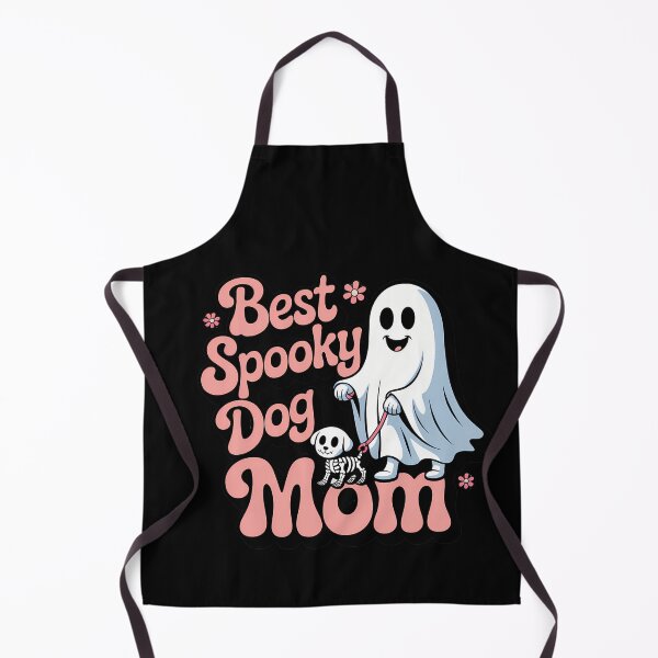 Item preview, Best Spooky Dog Mom Cute Ghost Halloween T-Shirt designed and sold by Raw Tigers.