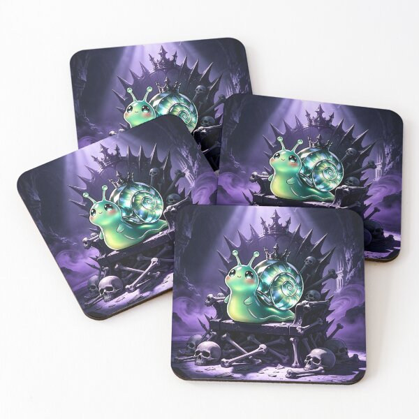 Item preview, Leptopoma Nitidum: The Bone Throne - Dark Fantasy Art designed and sold by ABYSSLAB.