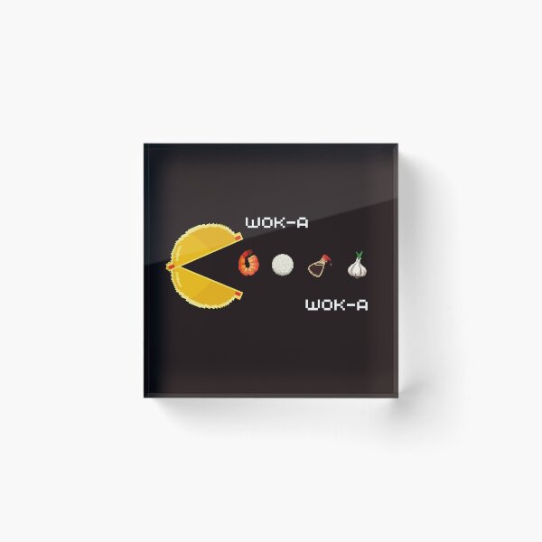 Item preview, Wok-a Wok-a Pac-man Gaming and Cooking Pun designed and sold by InkyCorvid.