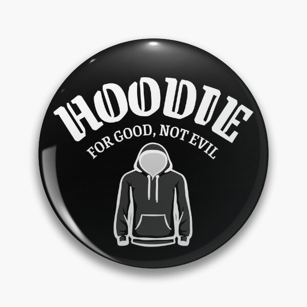 Item preview, Hoodie For Good, Not Evil on dark background designed and sold by JRDoesDesign-82.