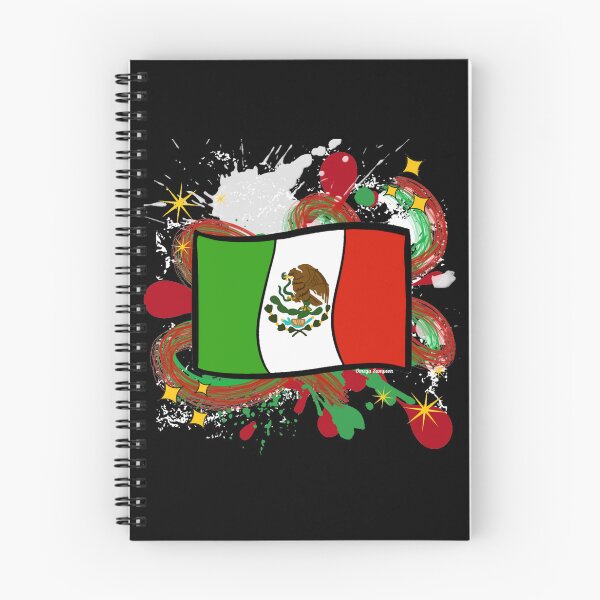 Item preview, Mexican Flag with paint splatter  designed and sold by artbyomega.