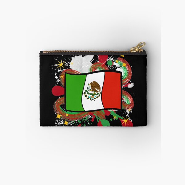 Item preview, Mexican Flag with paint splatter  designed and sold by artbyomega.
