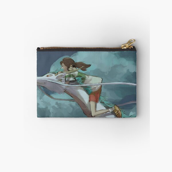 Item preview, Cute kawaii art girl [[chihiros]]-%[ghiblis]%- flying aways dragon freedom designed and sold by uwwooshop.