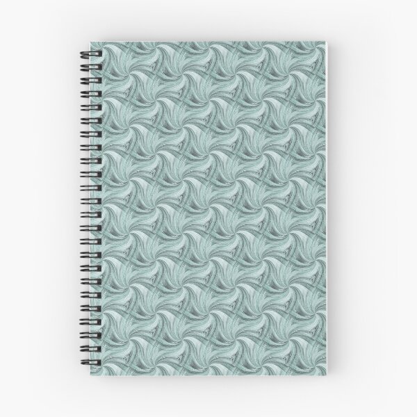 Item preview, Spring Pinch Spiral Pattern in Teal designed and sold by Artistestella.