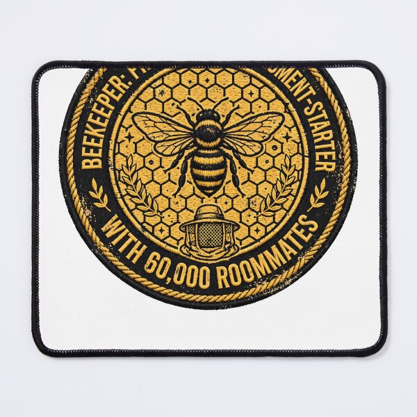 Item preview, Beekeeper Professional Argument Starter With 60000 Roommates Funny Patch designed and sold by Neurospicy Trolls.