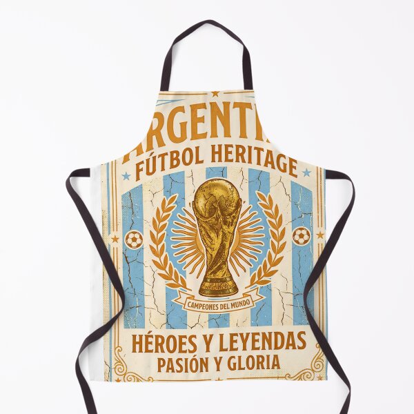 Item preview, Argentina Futbol Heritage Vintage World Cup Champions Poster designed and sold by Koalangel.