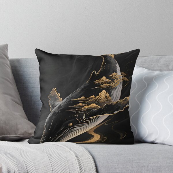 Item preview, Majestic Whale through Tranquil Waters The Harmony of Nature and Art A Whale Swimming Through Time designed and sold by Matt_Smith.