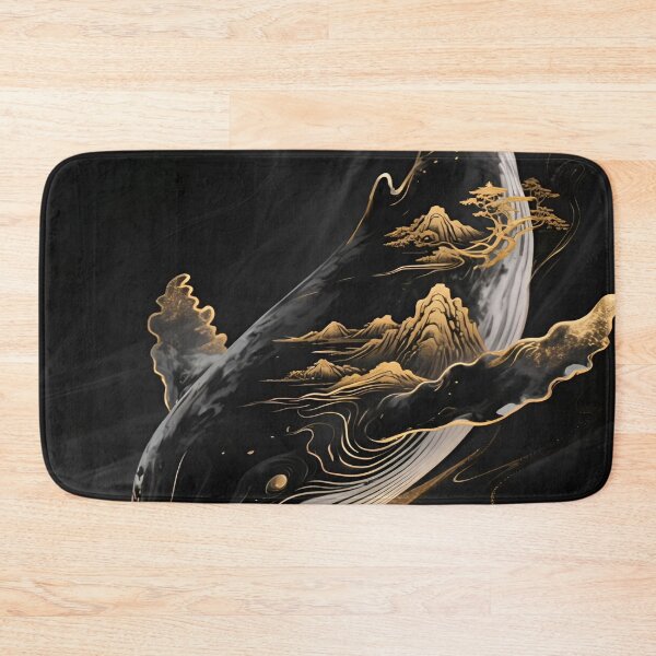 Item preview, Majestic Whale through Tranquil Waters The Harmony of Nature and Art A Whale Swimming Through Time designed and sold by Matt_Smith.